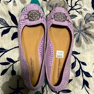 Christian Siriano Lilac flats